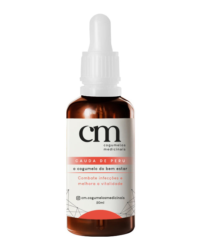 Kit Completo - Extrato Líquido/ Tintura de Cogumelo Juba de Leão - Reishi - Cauda de Peru - 50ml