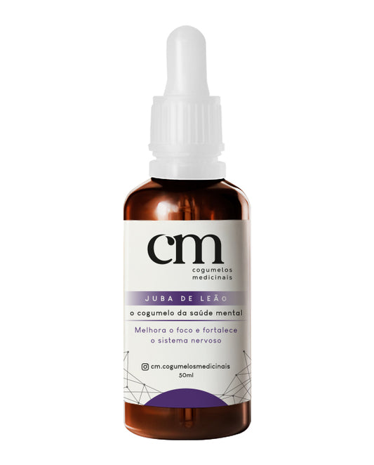 Extrato Líquido/ Tintura de Cogumelo Juba de Leão - Ericium Erinaceus - 50ml