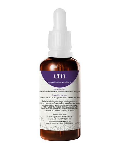 Kit 3 Extrato Líquido/ Tintura de Cogumelo Juba de Leão - Ericium Erinaceus - 50ml